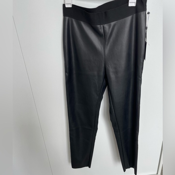 🆕DKNY▪️Faux Leather Pants - Picture 1 of 6